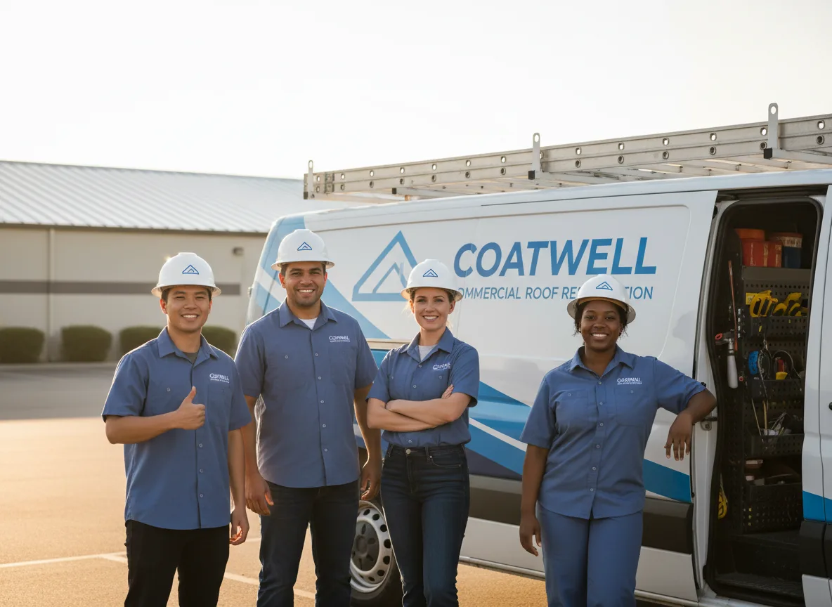 Commercial roof coating company in Dalton, WI
